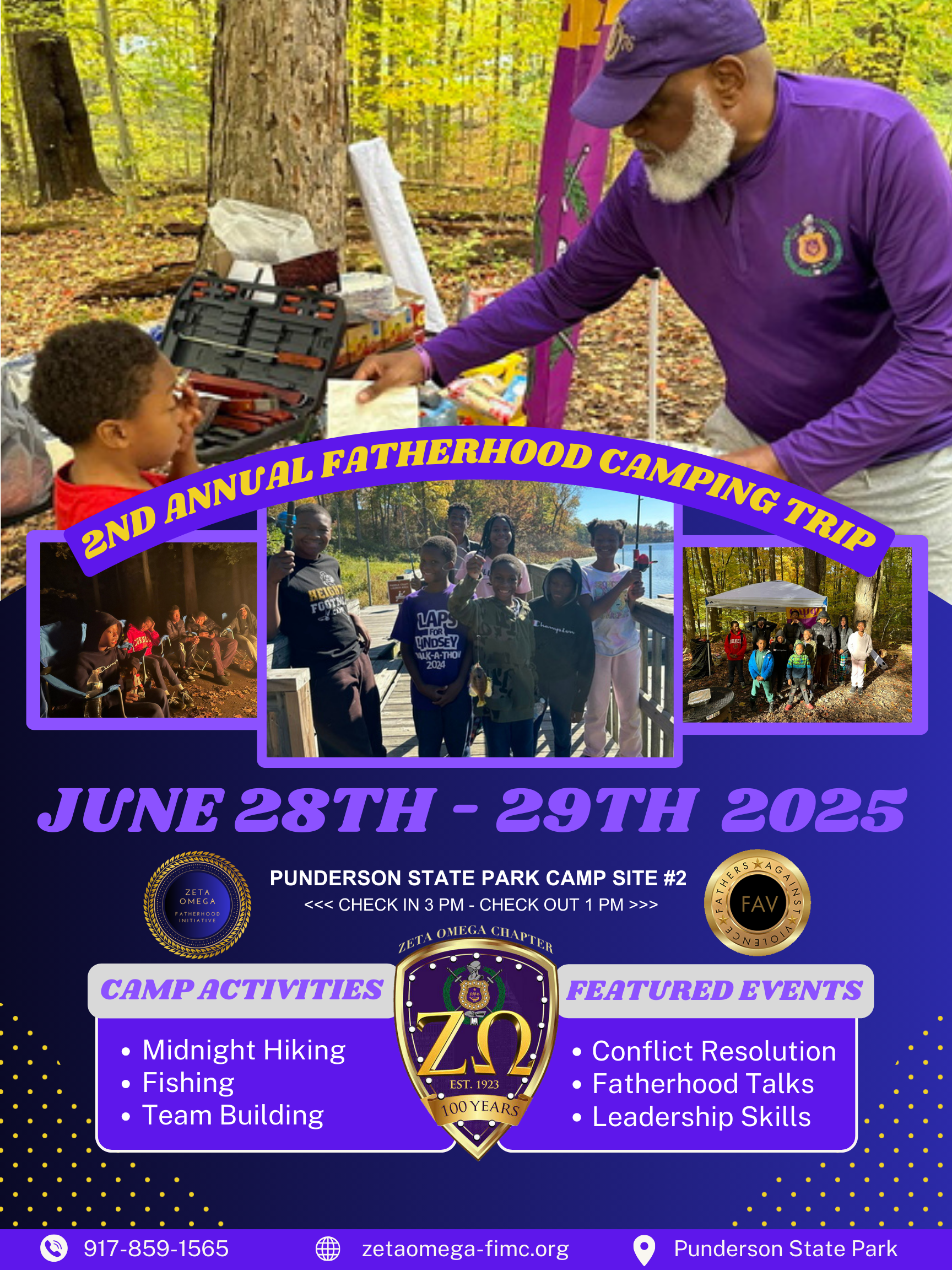 2ND ANNUAL FATHERHOOD CAMPING TRIP